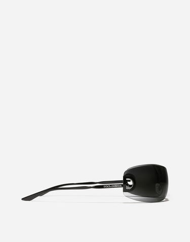 Solbriller Dolce & Gabbana Dolce & Gabbana Dg Twist Shield Sunglasses Sort | VG2308VM1879V000, 2