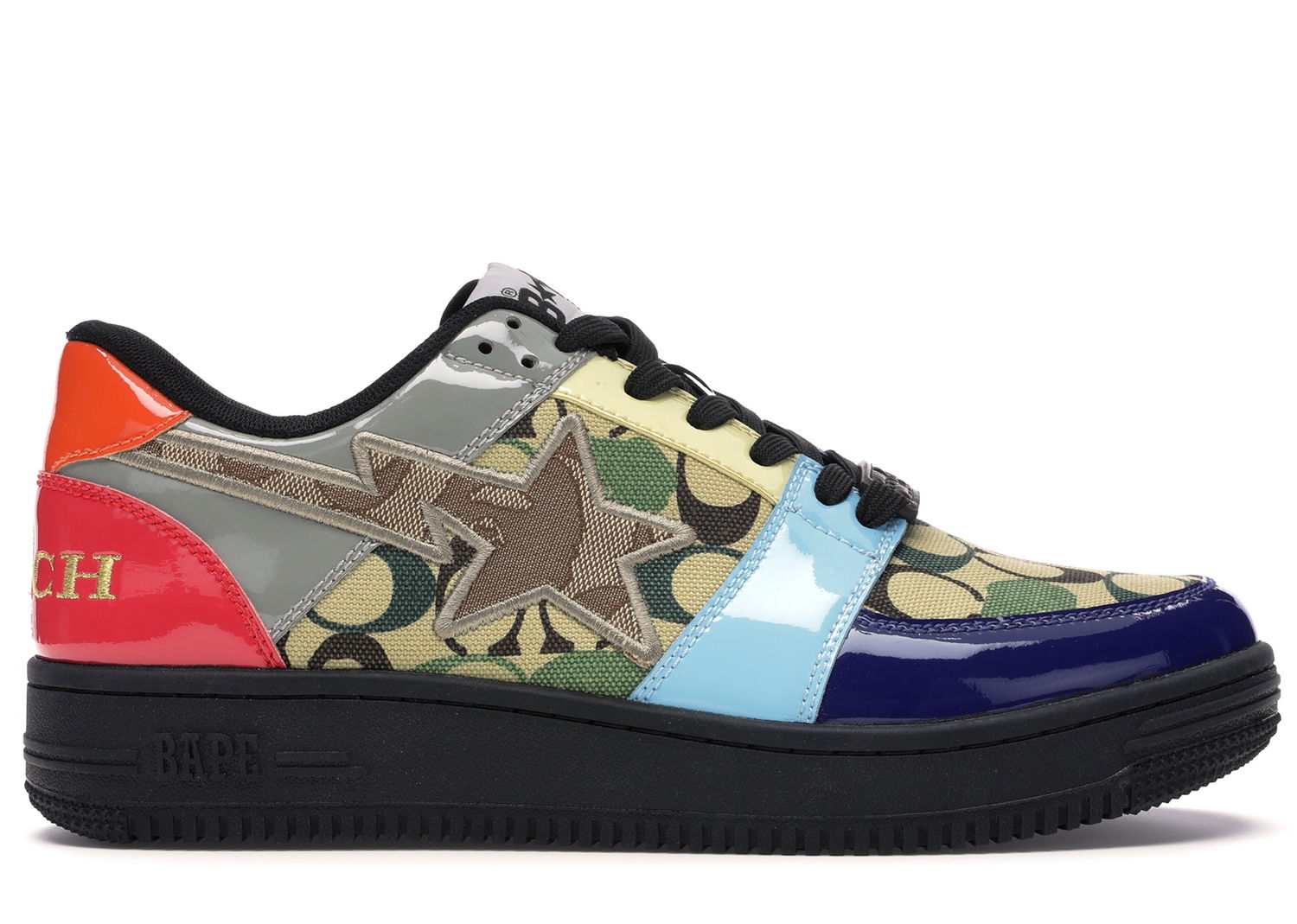 Sneakers og sko BAPE Bape Sta Low Coach "Multi" Flerfarvet | 1G23191903, 0