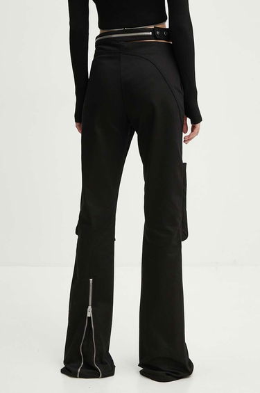Bukser HELIOT EMIL Cutout High Waist Zipper Pants Sort | HE.W.10.124.BLK01, 2