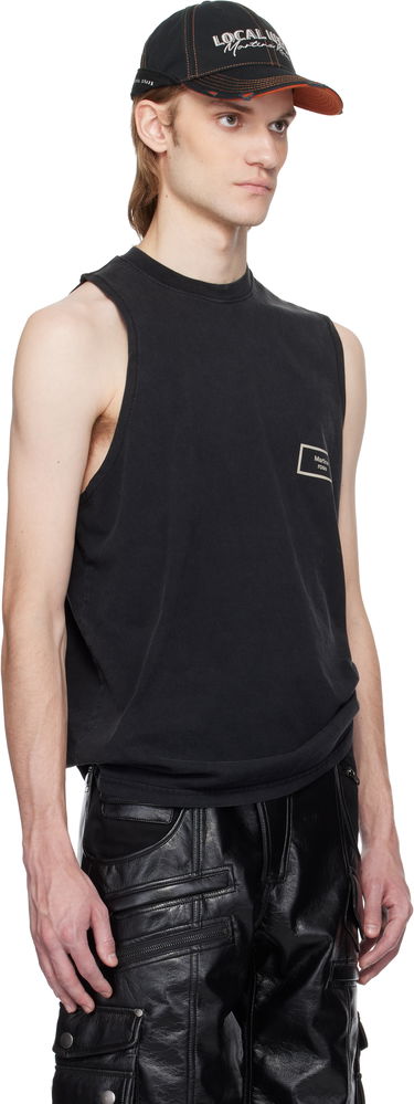 Tanktop Martine Rose Martine Rose Logo Tank Top Sort | 622JE01002B, 1