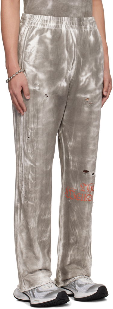 Joggingbukser We11done We11done Distressed Tie-Dye Sweatpants Grå | WD-TA0-25-721-U-BK, 1
