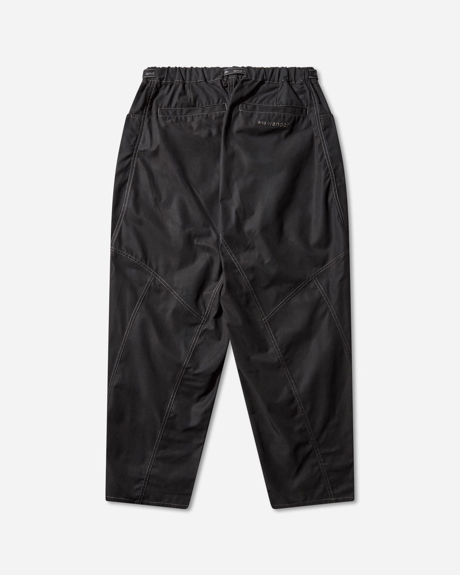 Bukser and wander High Count Cloth Wide Pants Sort | 5745282097 010, 0