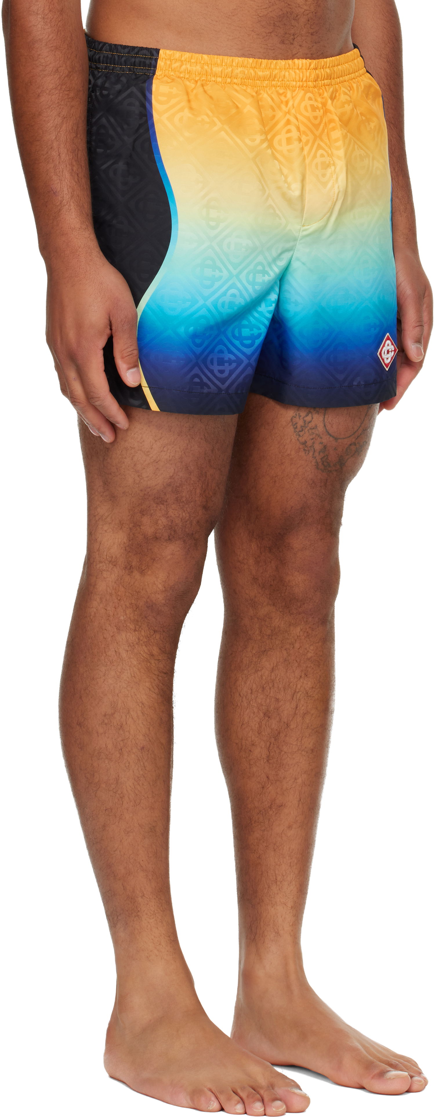 Badetøj Casablanca Casablanca Multicolor Gradient Jacquard Swim Shorts Flerfarvet | M-AW25-TR-224-01, 1