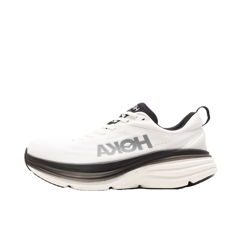 Løbe Hoka One One Bondi 8 "White/Black" Hvid | 1123202-WBLC