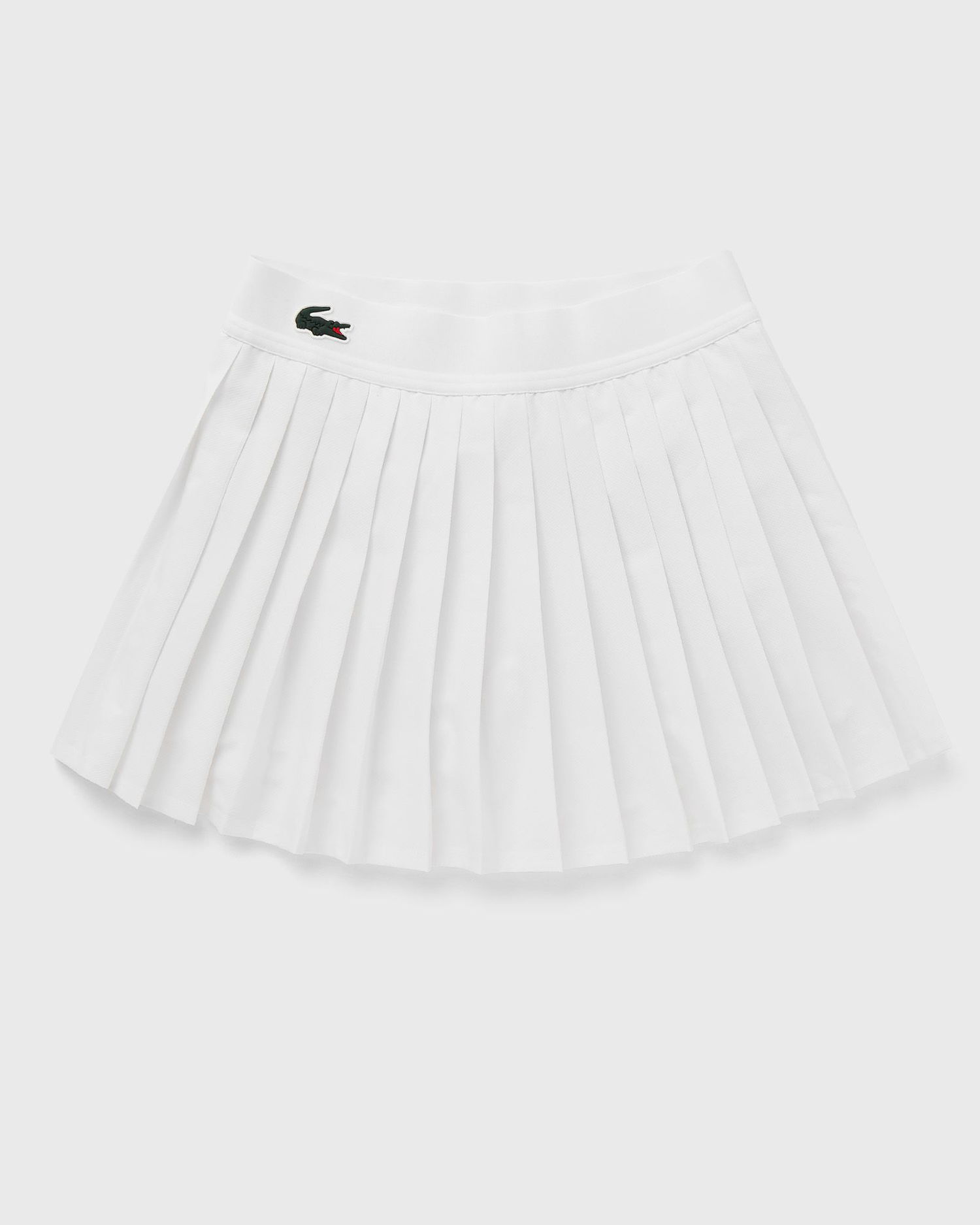 Nederdel Lacoste Pleated Skirt Hvid | JF7784-800, 0