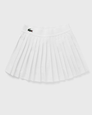Nederdel Lacoste Pleated Skirt Hvid | JF7784-800, 0