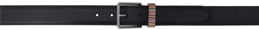 Bælter Paul Smith Paul Smith Signature Stripe Keeper Belt Sort | M1A-4950-BMULKE-79