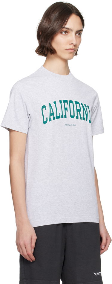 T-shirt Sporty & Rich Sporty & Rich 'California' T-Shirt Grå | TO043622501GY03, 1