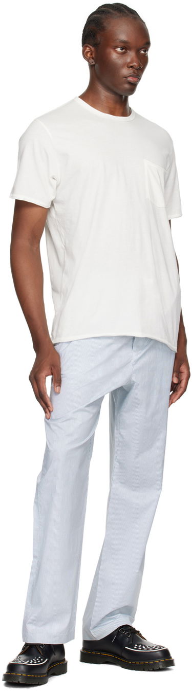 T-shirt rag & bone Miles Pocket T-Shirt Hvid | MBC21PT0236N23, 3