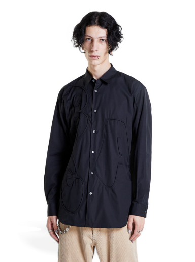 Skjorte Comme des Garçons Shirt Woven Sort | FJ-B007-W22