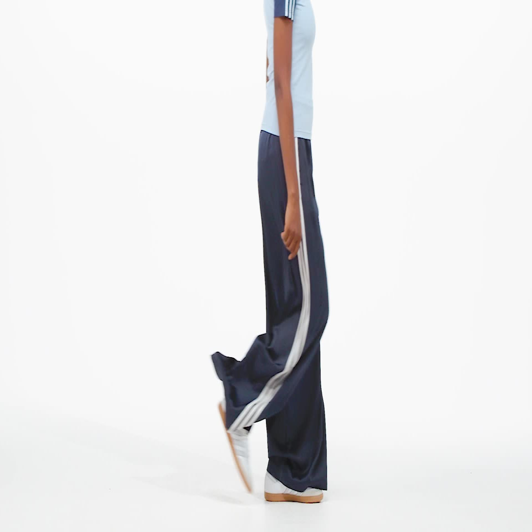 Bukser adidas Performance Satin Wide Leg Pants Blå | JD0881, 1