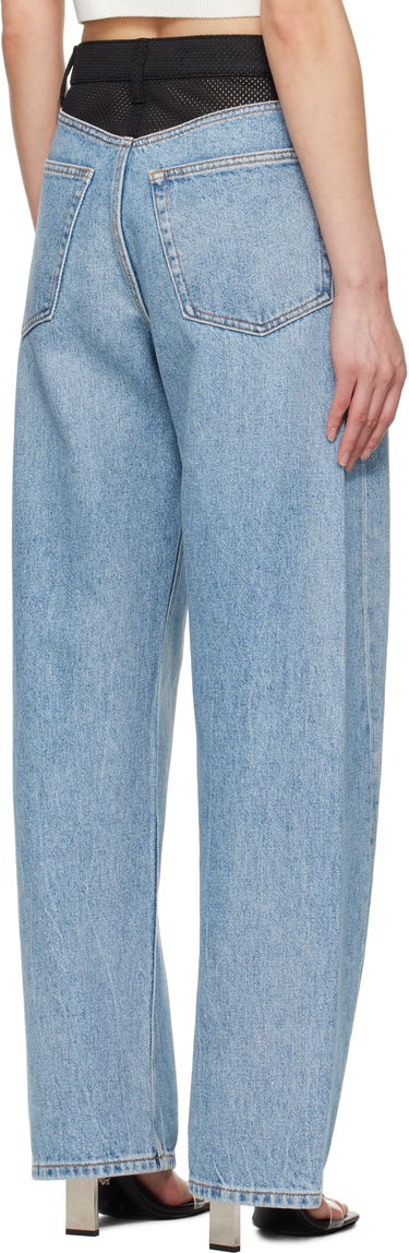 Jeans Alexander Wang Alexander Wang Logo Balloon Jeans Blå | 4DC2254767, 2
