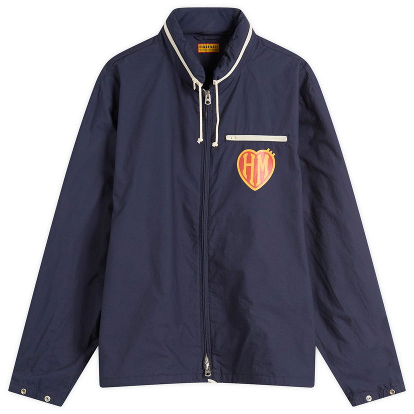 Vindjakke Human Made Human Made Cotton Jacket, Size Large Mørkeblå | HM29JK021-NVY