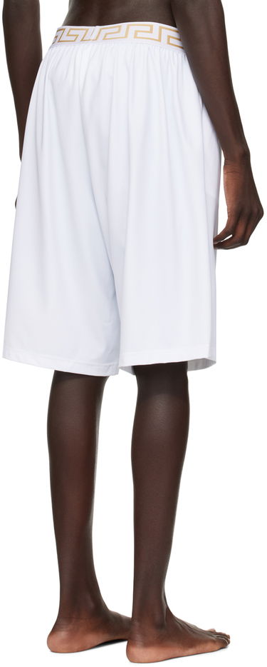 Shorts Versace Versace Greca Border Swim Shorts Hvid | 1003754 1A02555, 2