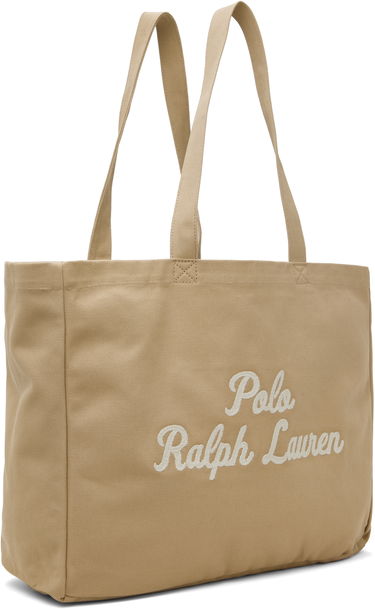 Mulepose Polo by Ralph Lauren Ralph Lauren Embroidered Canvas Tote Bag Beige | 405962436002, 1