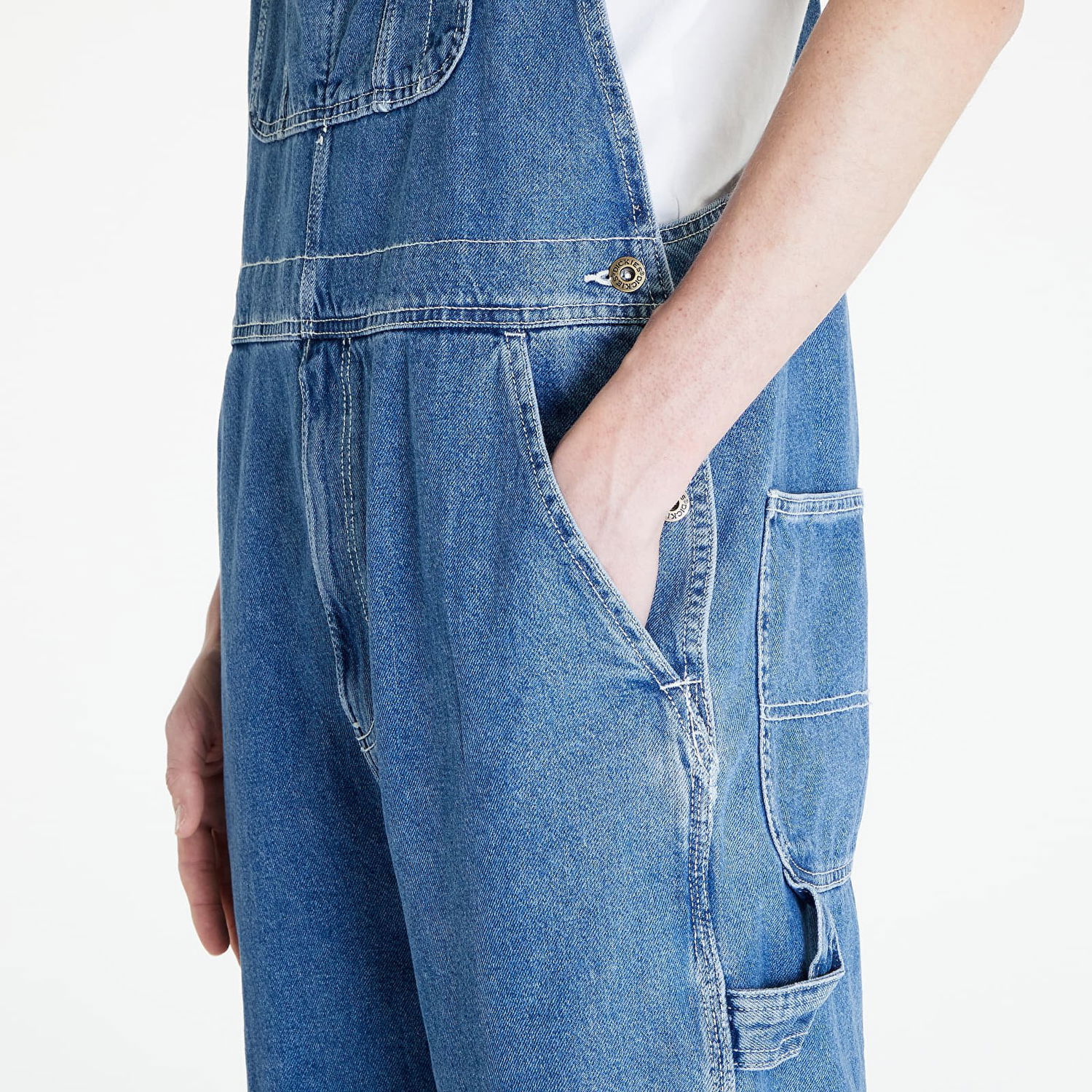 Bukser Dickies Denim Classic Bib Turkis | 0A4XYA, 1