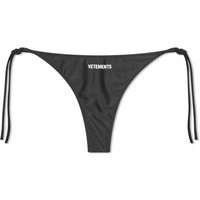 Badetøj VETEMENTS Logo Bikini Bottom Black Sort | WE64SW301B, 1