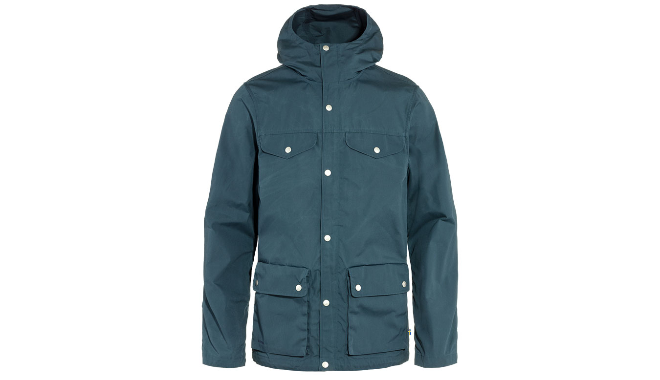 Parka FJÄLLRÄVEN Greenland Hooded Jacket with Pockets Turkis | F87202-570, 0