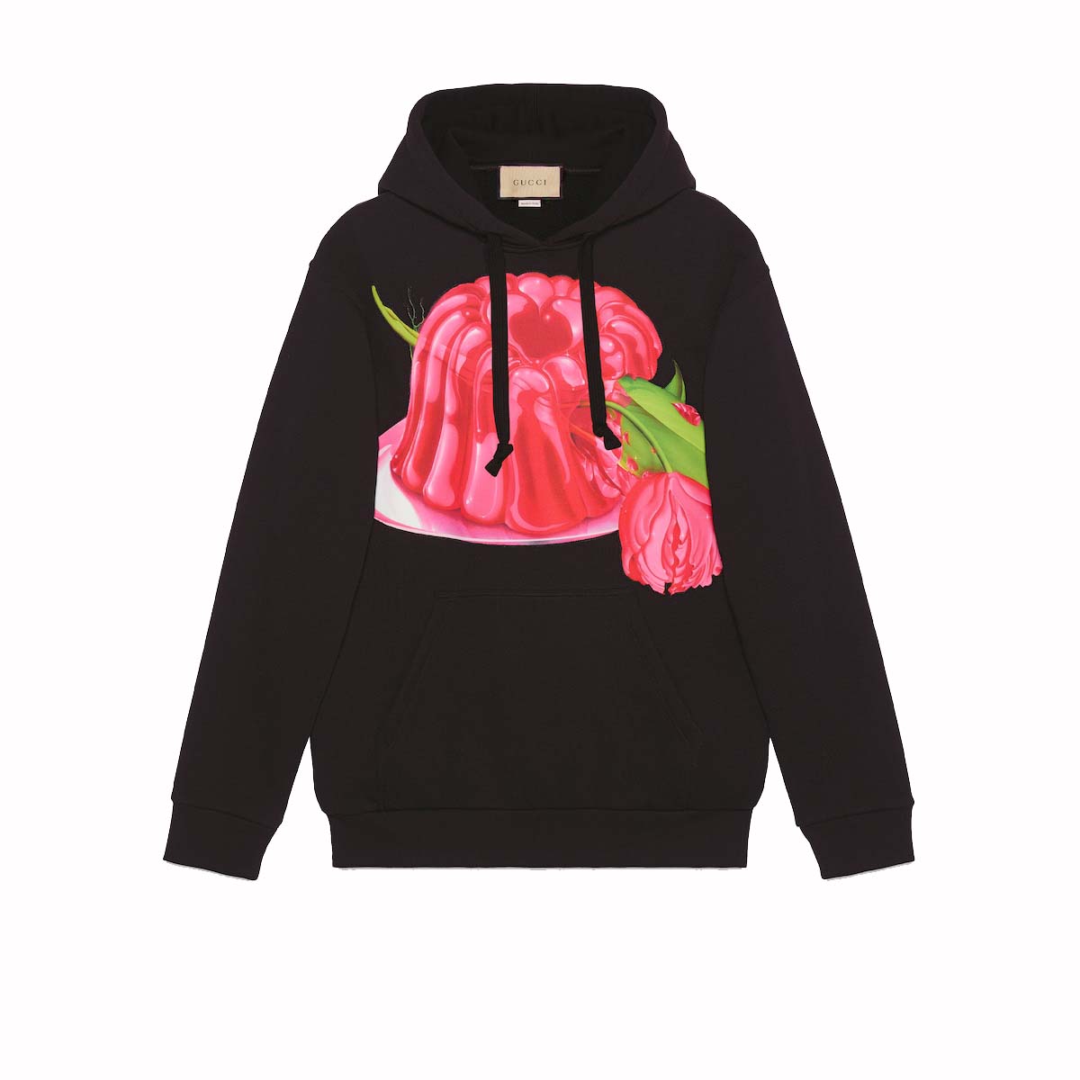 Sweatshirt Gucci Cotton Jersey Printed Sweatshirt Black Sort | 778984 XJGE0 1043, 0