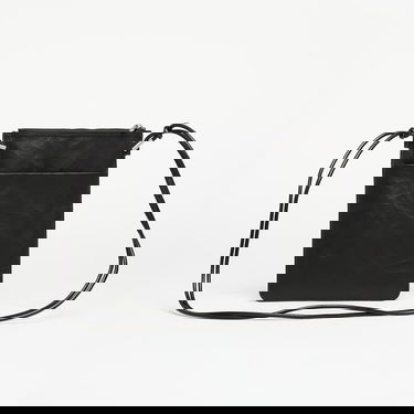 Skuldertaske Y-3 Y-3 Leather Crossbody Pouch Sort | JD2914, 4