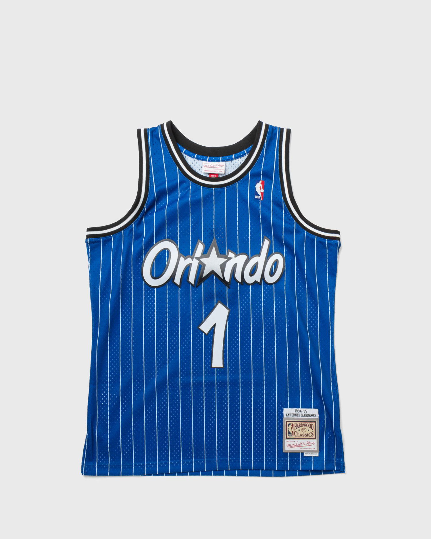 Jersey Mitchell & Ness NBA Swingman Jersey Orlando Magic Road 1994-95 Anfernee Hardaway #1 Blå | SMJYGS18192-OMAROYA94AHA, 0