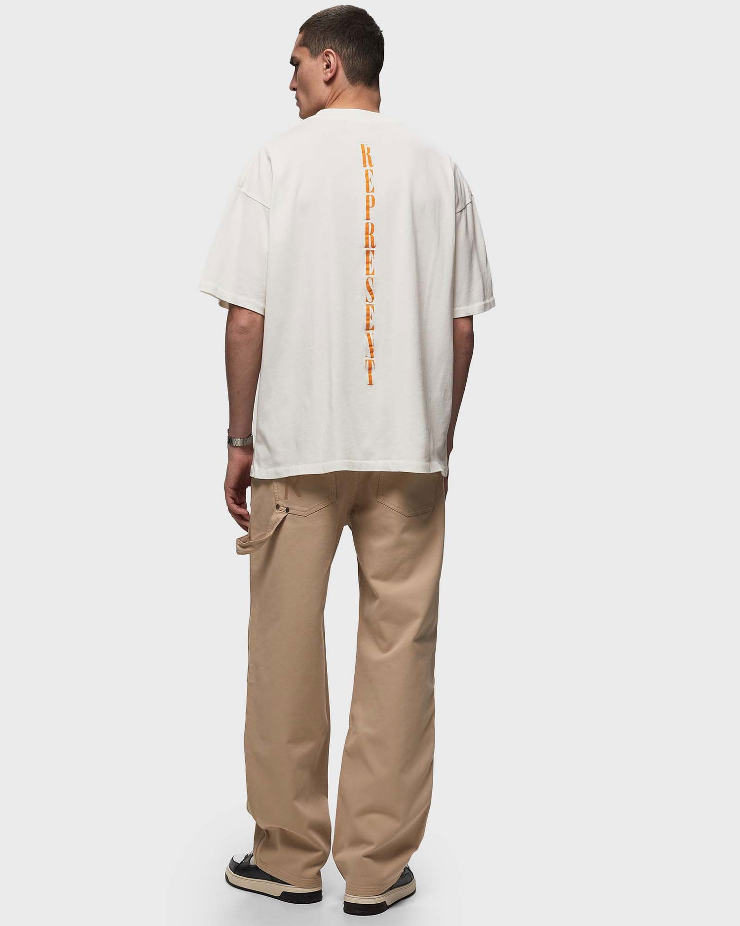T-shirt Represent Clo Represent REBORN T-SHIRT Beige | MLM434-72, 1