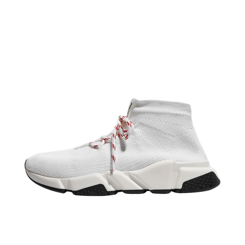 Sneakers og sko Balenciaga Speed Lace Up White Red W Hvid | 517319 W07U0 9000