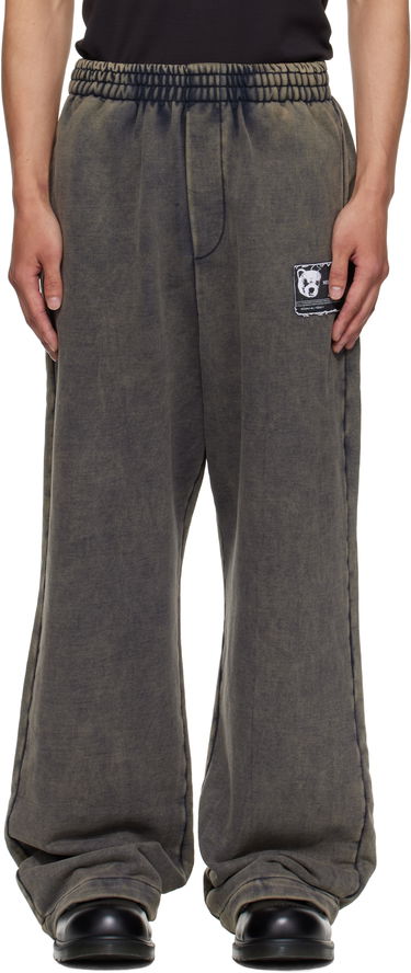 Joggingbukser We11done We11done Teddy ID Jersey Sweatpants Grå | WD-TA2-25-707-U-CH, 0