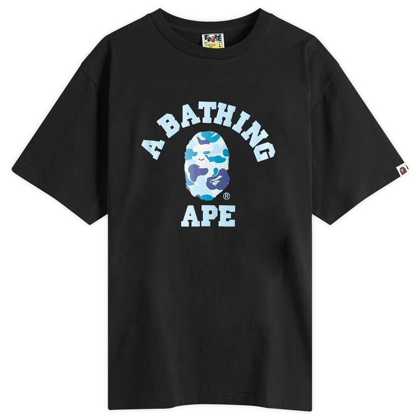 T-shirt BAPE Abc Camo College T-Shirt, Size Large Sort | 001TEL301005M-BBU