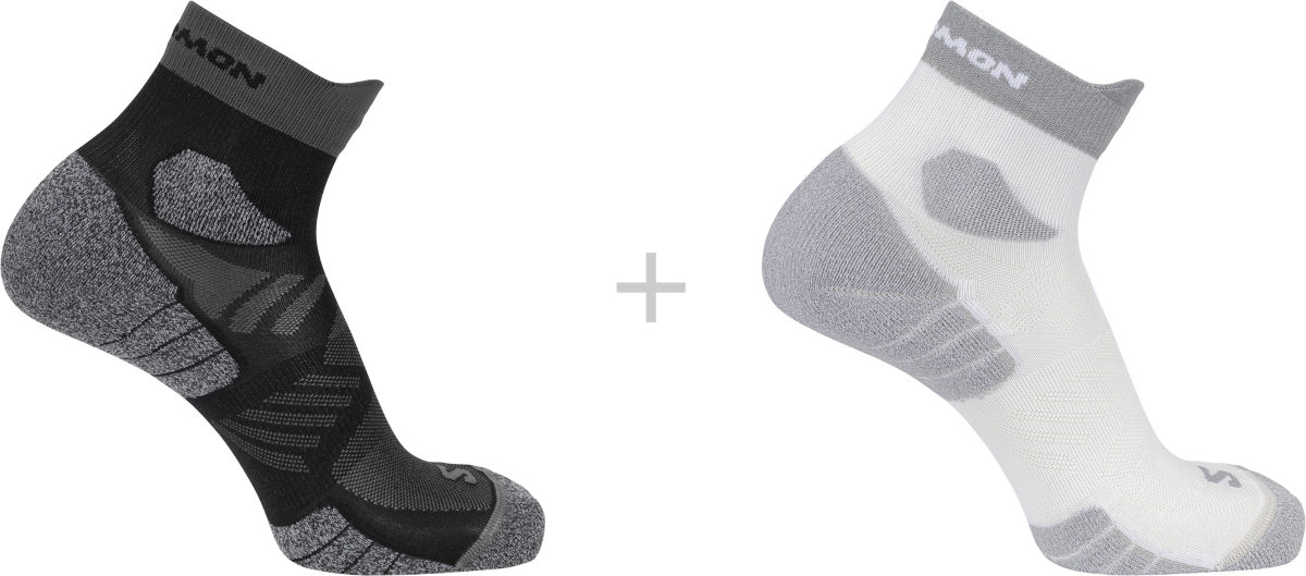 Sokker Salomon Salomon Aero Ankle Socks 2-Pack Grå | lc2627-0, 0
