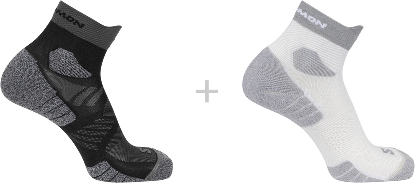 Sokker Salomon Salomon Aero Ankle Socks 2-Pack Grå | lc2627-0
