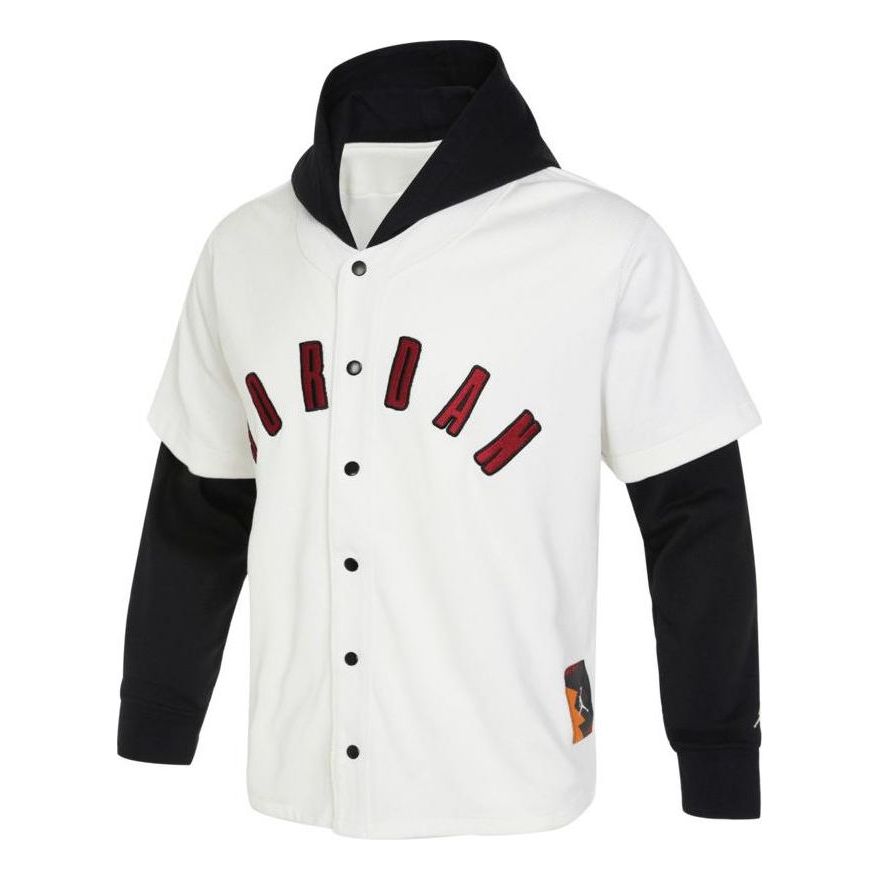 Skjorte Jordan Jordan Flight MVP Men's Baseball Hoodie Hvid | FB7035-133, 0