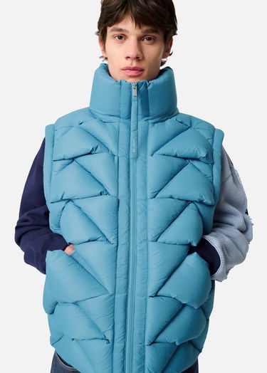 Vest AXEL ARIGATO Geometric Quilted Puffer Vest Blå | A3126002, 8
