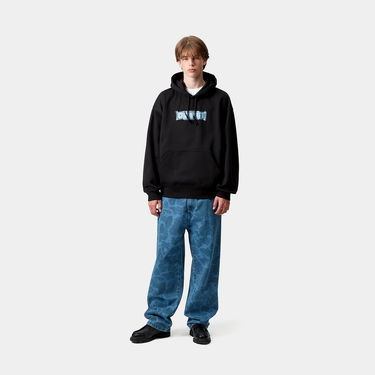 Sweatshirt Carhartt WIP Hooded Electric Boogie Sweatshirt Sort | I035610_4, 1