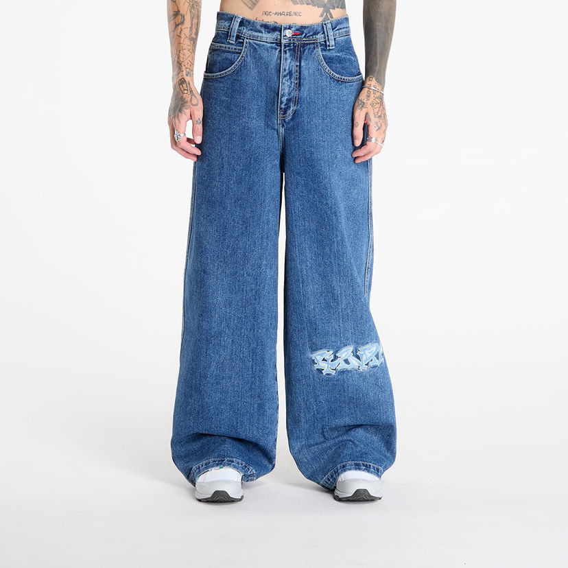 Jeans RIPNDIP RIPNDIP Ace Ultra Wide Leg Pants Blå | RNDFALL25110