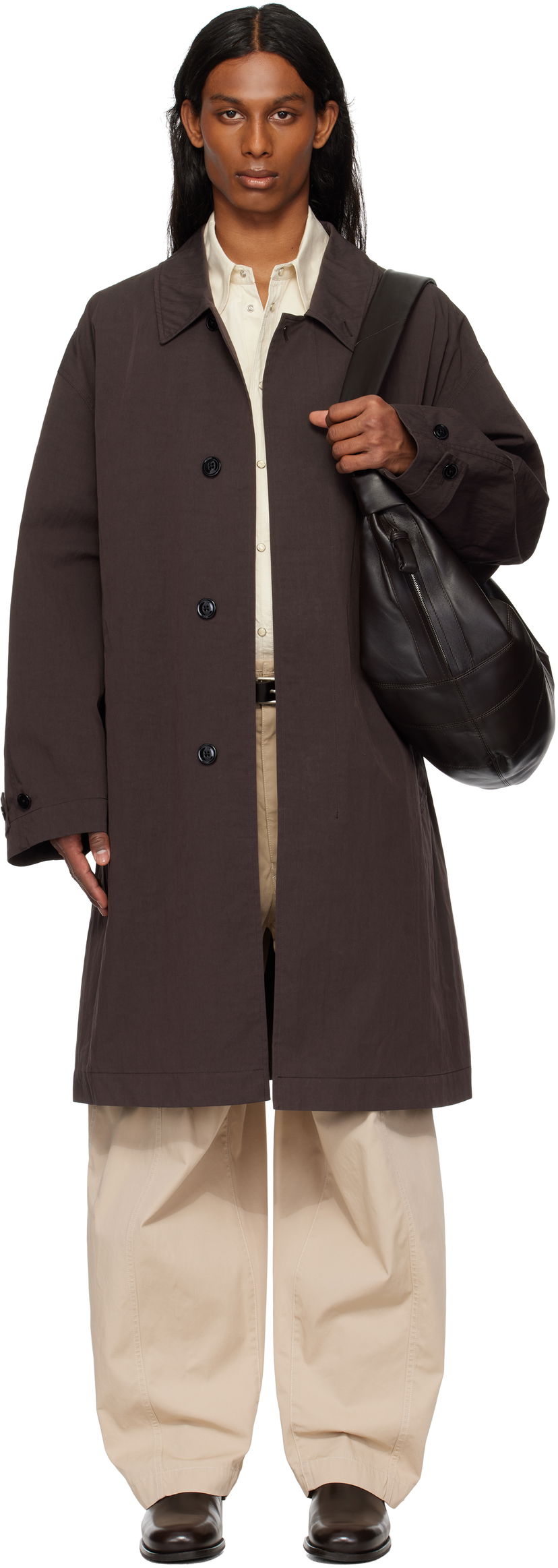 Trenchcoat LEMAIRE Lemaire Car Coat Brun | CO1105 LF1228