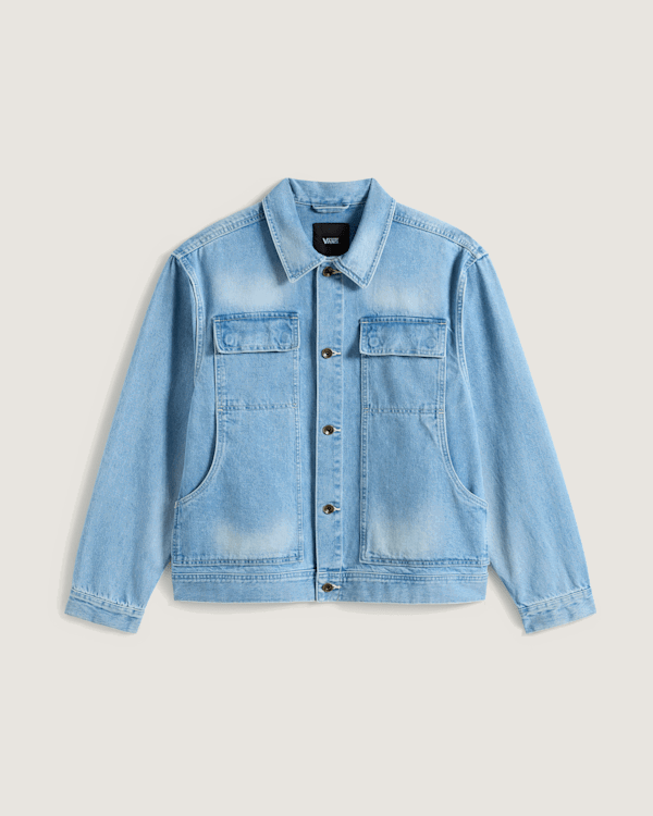Jakke Vans Premium Mcavoy Trucker Jacket Blå | VN000PJ2TTJ