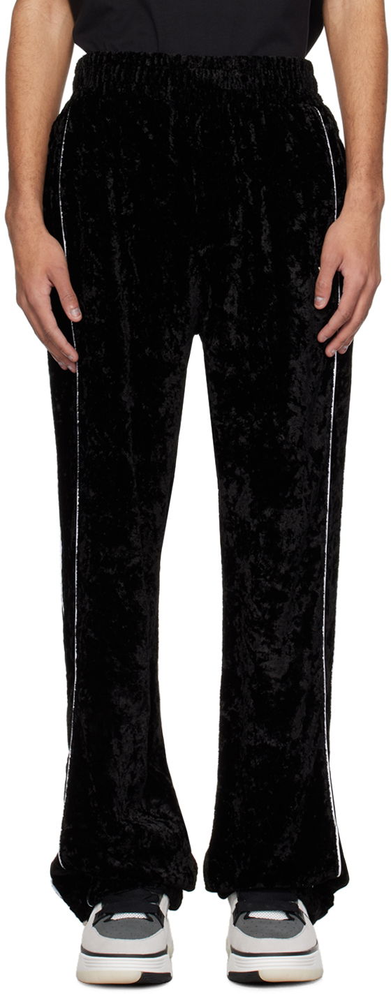 Joggingbukser AMIRI Velvet Sweatpants Sort | PS24MAW015