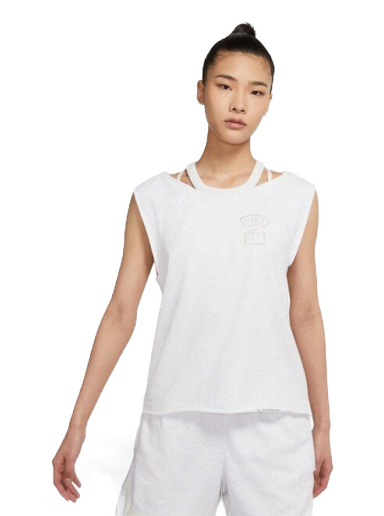 T-shirt Nike Standard Issue "Queen Of Courts" Basketball Top W Hvid | CZ7221-051