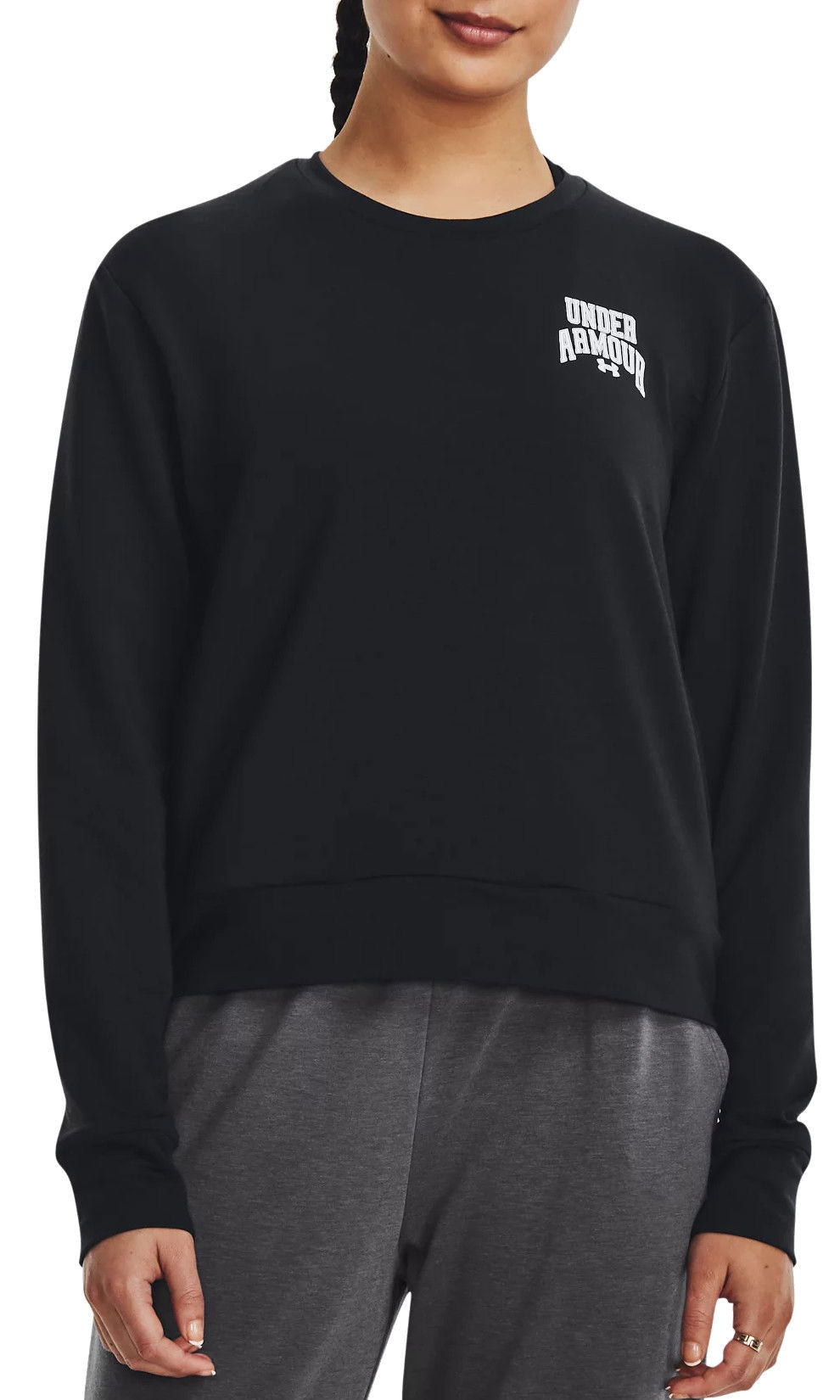 Sweatshirt Under Armour Rival Terry Graphic Sweatshirt Sort | 1379477-001, 0