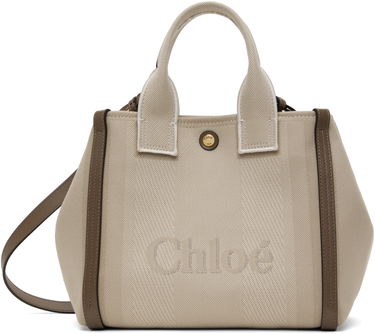 Mulepose CHLOÉ Chloé Small 'Chloé Carry' Tote Bag Beige | CHC25SS911O65, 0