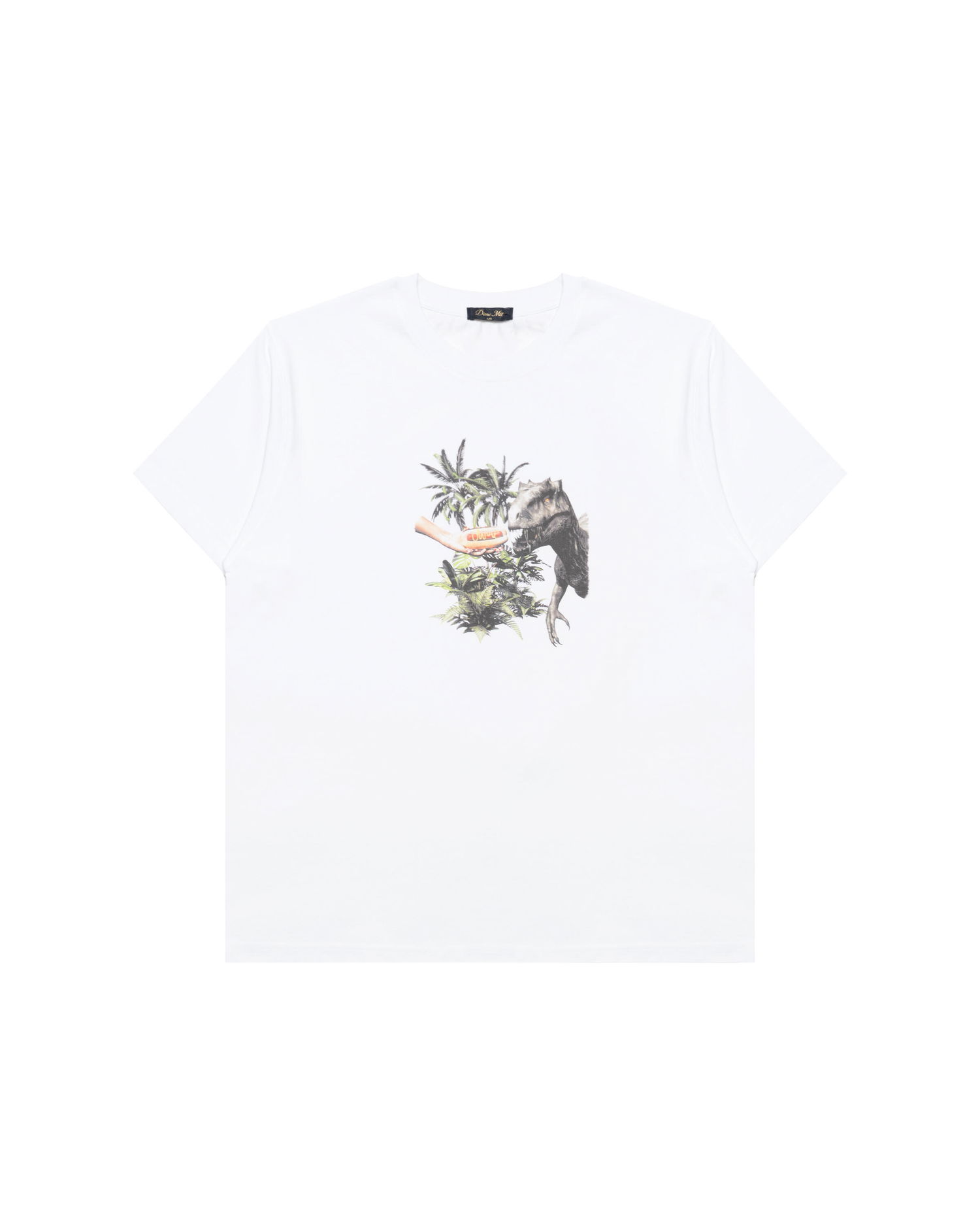 T-shirt Dime Dime Graphic Print T-Shirt Hvid | DIMESU2563WHT, 0