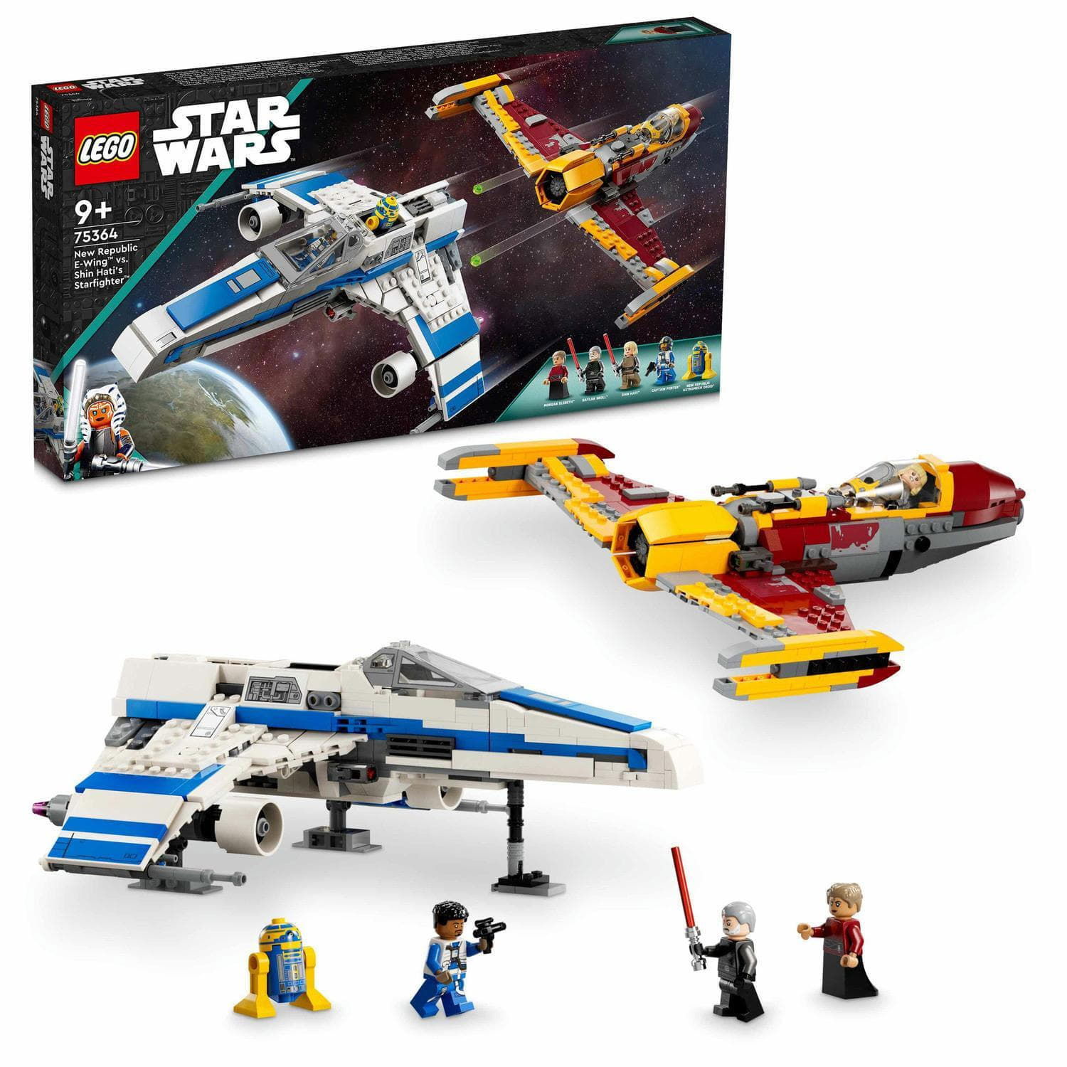 Collectible LEGO Star Wars™ 75364 New Republic E-Wing™ vs. Shin Hati’s Starfighter™ Flerfarvet | 75364LEG, 0