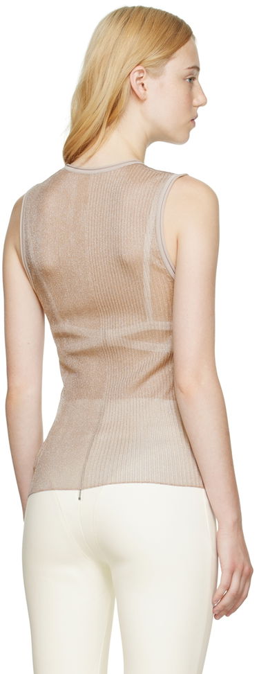 Tanktop Dion Lee Rib Tank Top Beige | C7096P22, 2