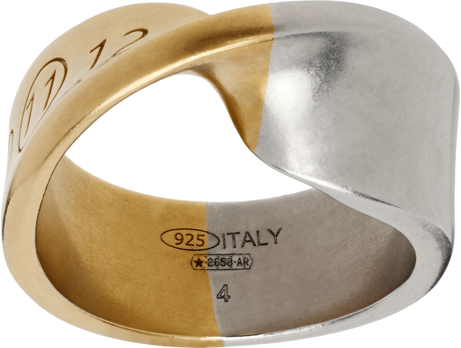 Ring Maison Margiela Maison Margiela Twisted Ring Flerfarvet | SM2UQ0031 S12975, 0