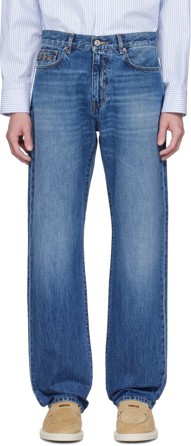 Jeans Versace Versace Loose-Fit Jeans Blå | 1017775_1A13585, 0