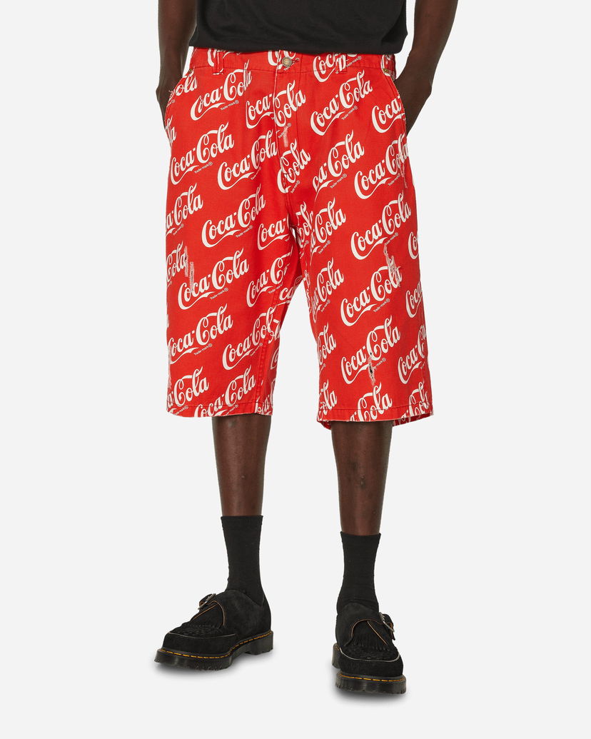 Shorts ERL Printed Canvas Shorts Rød | ERL08P003 1