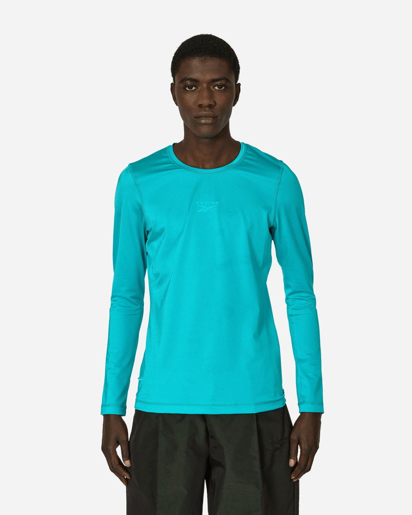 T-shirt Reebok Botter Longsleeve T-Shirt Scuba Pop Turkis | RMVB004C99FAB0014300