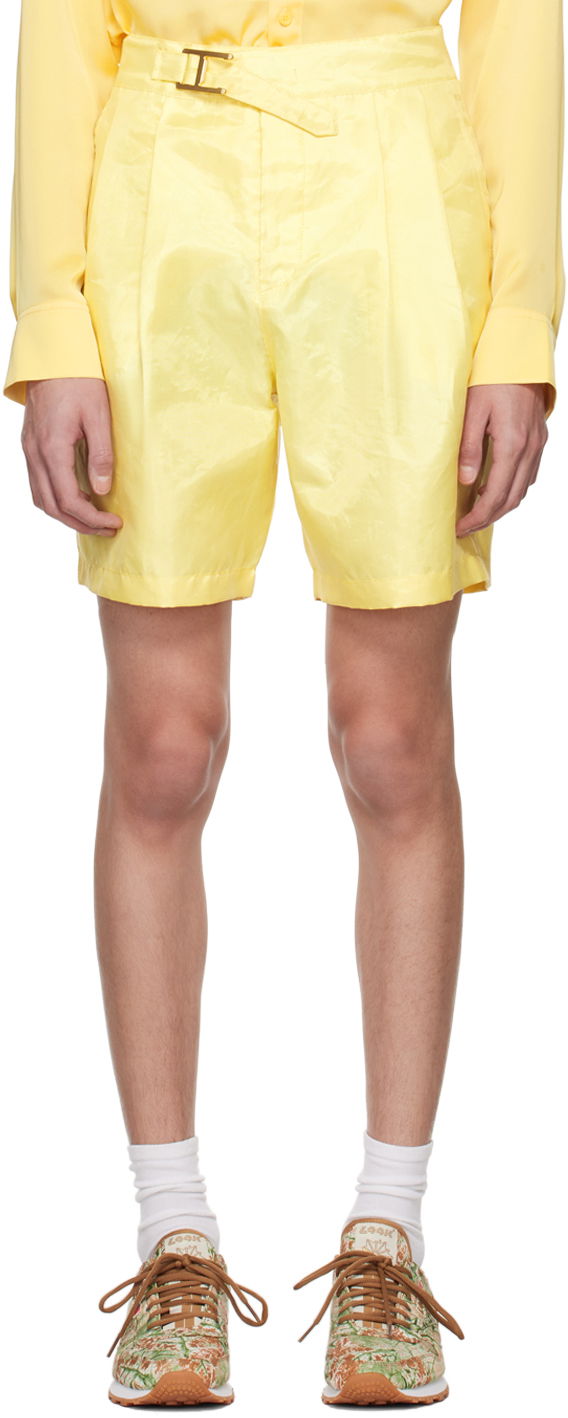 Shorts Kanghyuk Pleated Shorts Gul | PARA23SST15