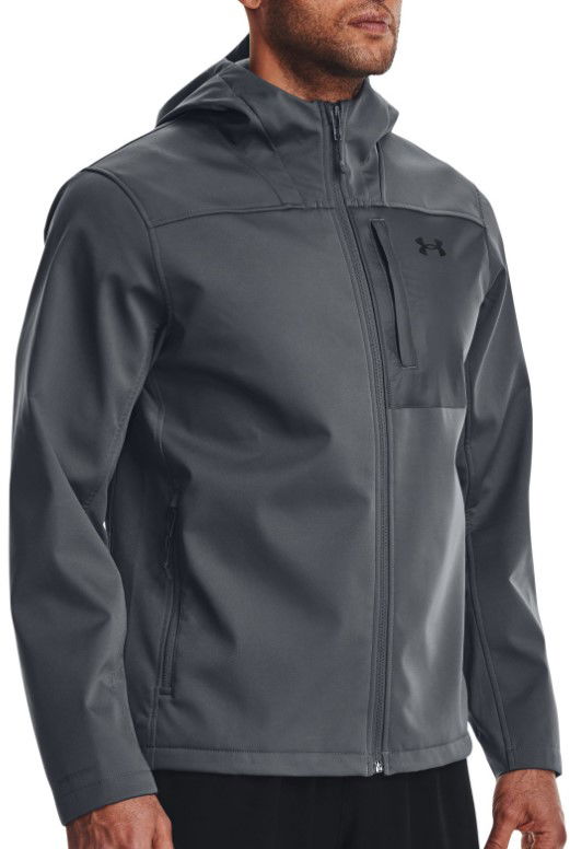 Vindjakke Under Armour Jacket UA CGI Shield 2.0 Hooded Grå | 1371587-012, 0